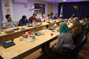 Miguel Littin in meeting with certain AIPFF organizers - Photo: Taha Jalilzade